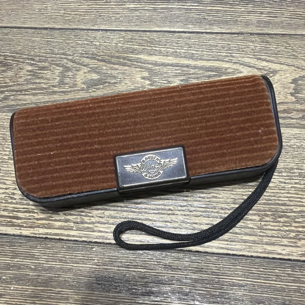Vtg Bausch & Lomb Aviator Corduroy Case For Aviator Glasses Case Only Ray Ban